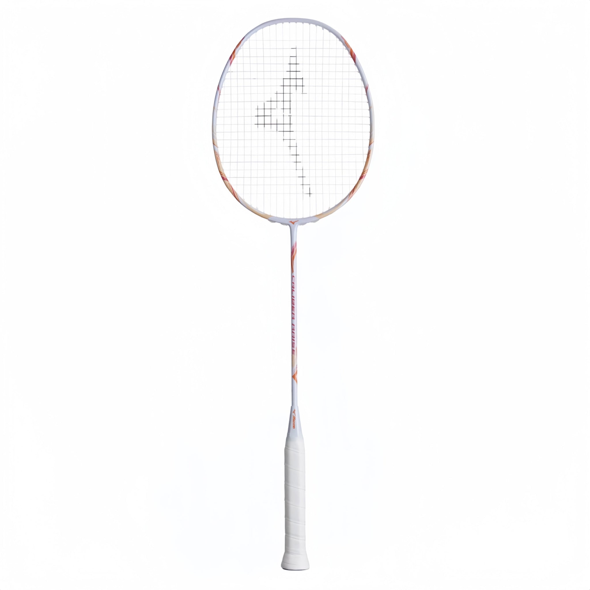 Mizuno Caliber Raise White/Pink – Beginner Badminton Racquet | Gem Mizuno Caliber Raise White/Pink – Beginner Badminton Racquet | Gem