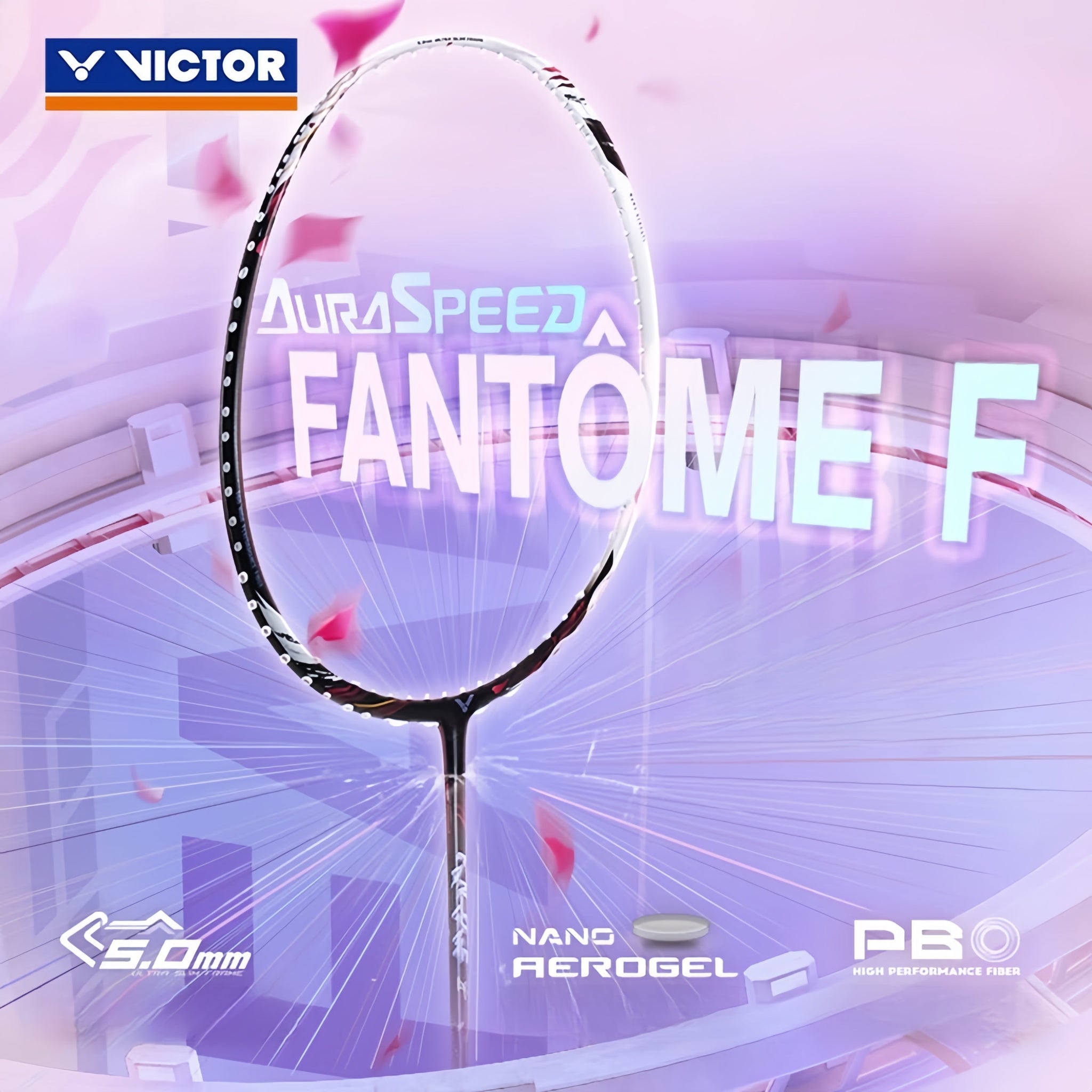 VICTOR Auraspeed Fantôme F 4U/G5 Badminton Racquet | 2025 NEW