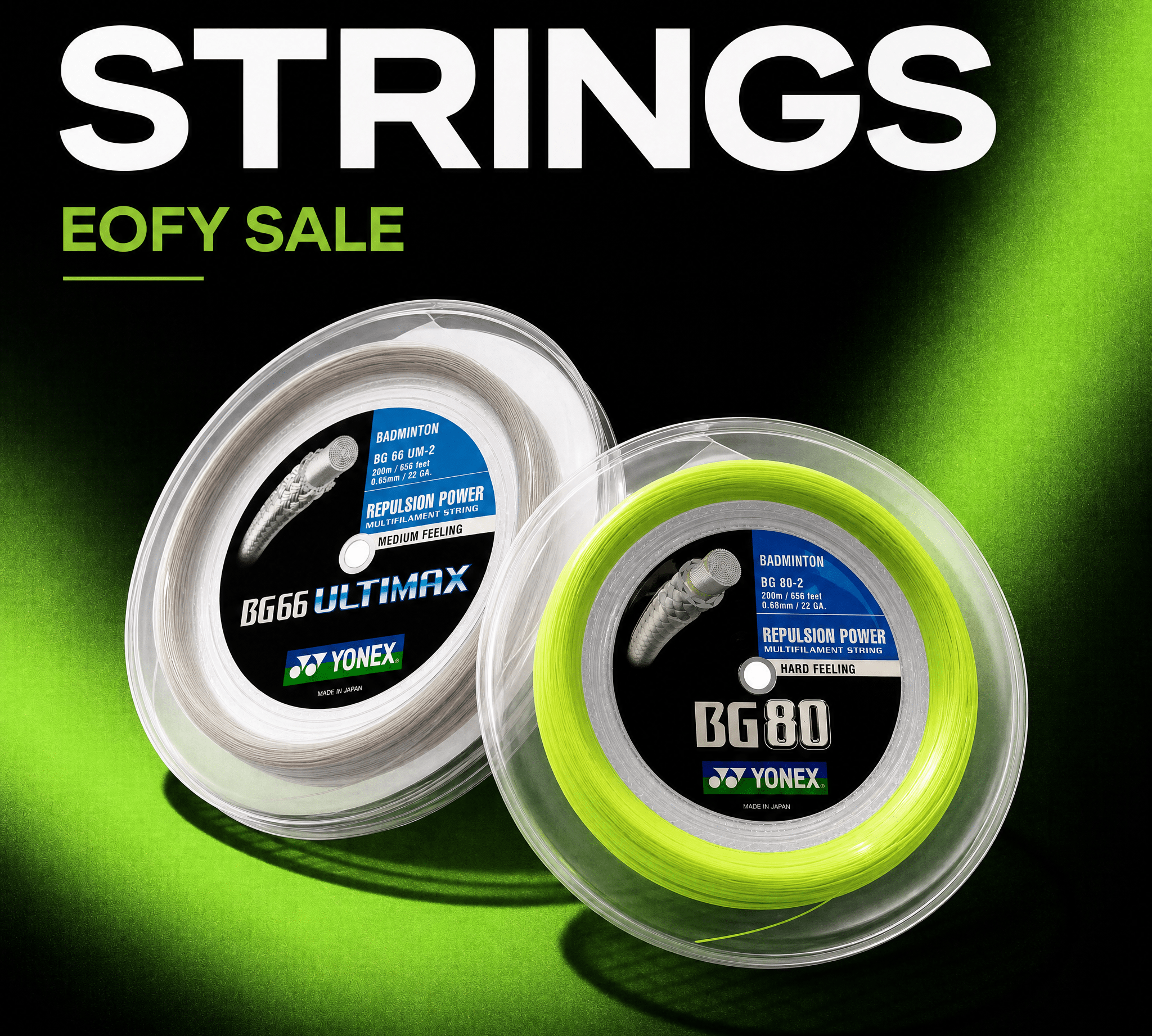 EOFY Sale Badminton & Tennis Strings - Gem Sports
