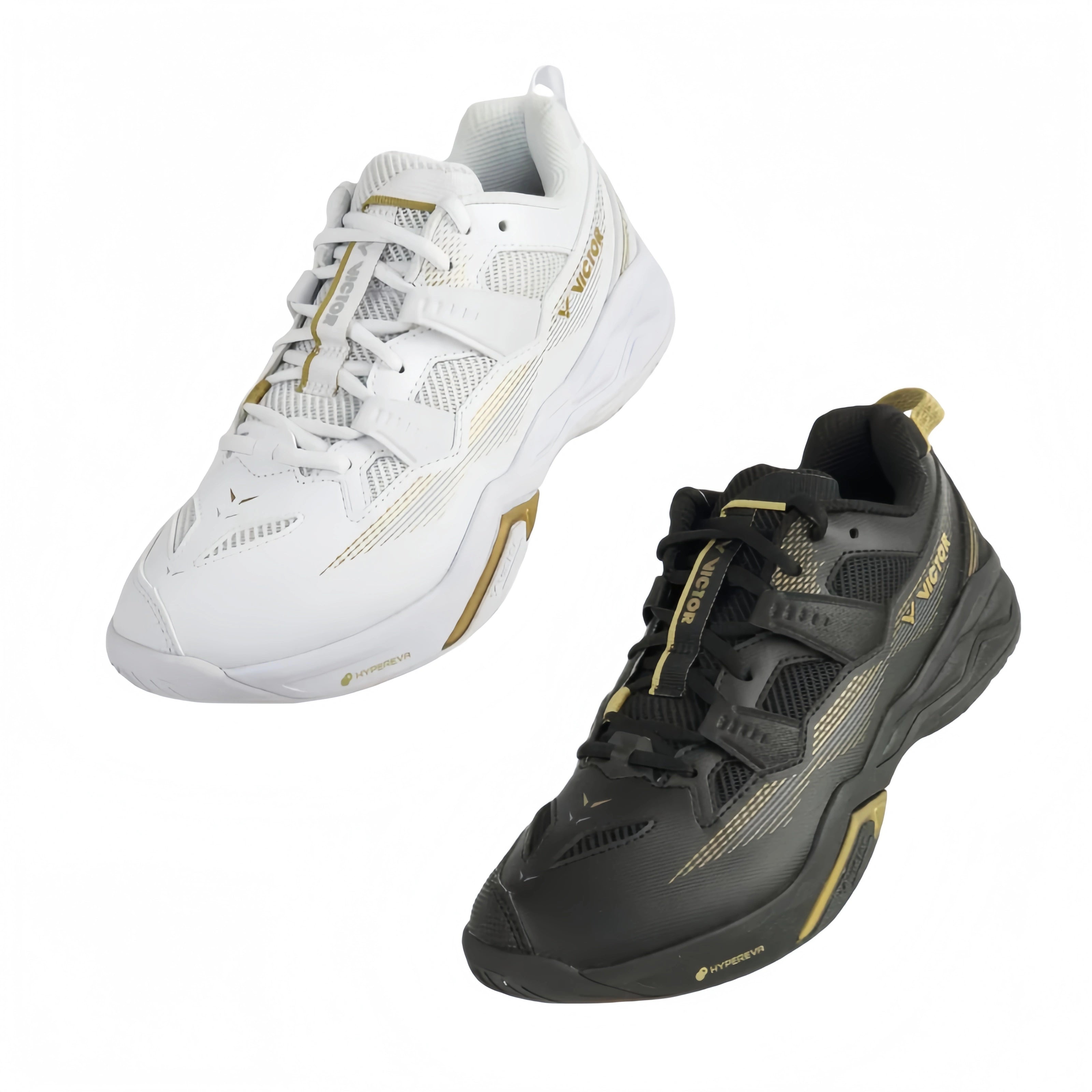 VICTOR C60-CX UNISEX Badminton Shoes - Black/Gold