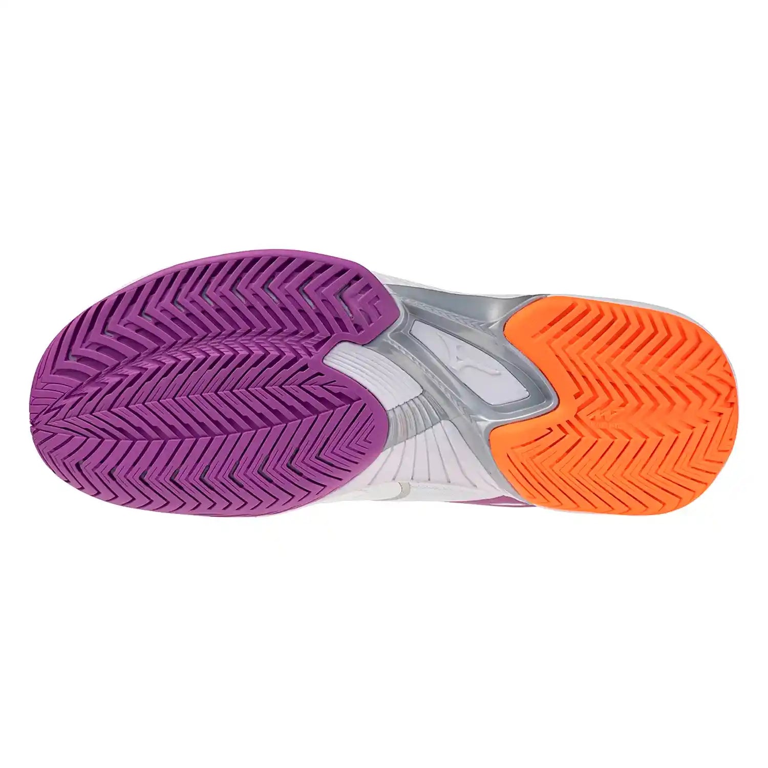 MIZUNO WAVE EXCEED COURT AC WOMEN'S Tennis Shoes -  White/Dahlia/Lava Orange