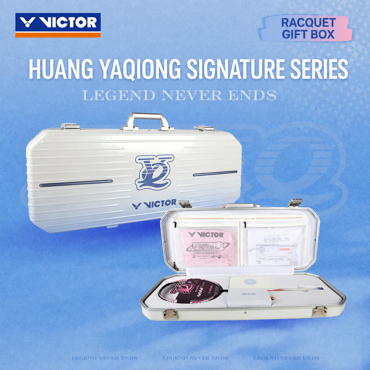 VICTOR | Huang Ya Qiong Collection 2.0 ARS-FANTÔME F HYQ Racket Gift Box (UNSTRUNG)
