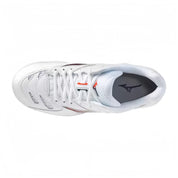MIZUNO WAVE FANG PRO Unisex Badminton Shoes - White/Orange/Insignia Blue