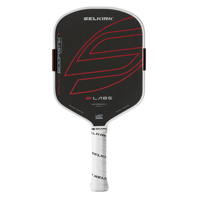 SELKIRK LABS Boomstik Widebody 16mm Raw Carbon Pickleball Paddle - Black