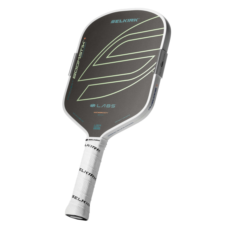 SELKIRK LABS Boomstik Widebody 16mm Raw Carbon Pickleball Paddle - Everglade