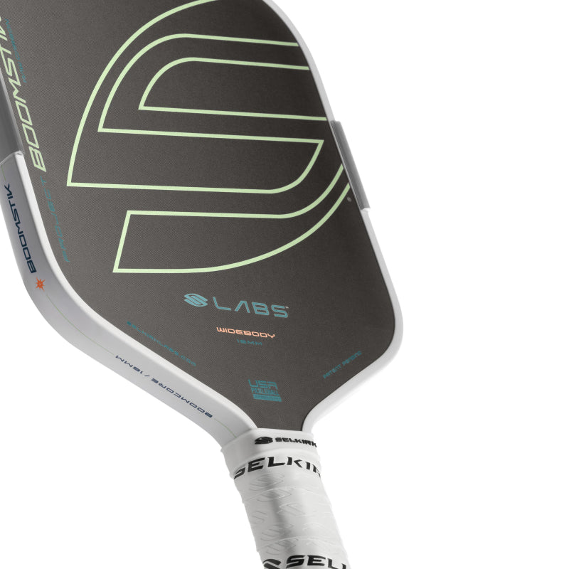 SELKIRK LABS Boomstik Widebody 16mm Raw Carbon Pickleball Paddle - Everglade