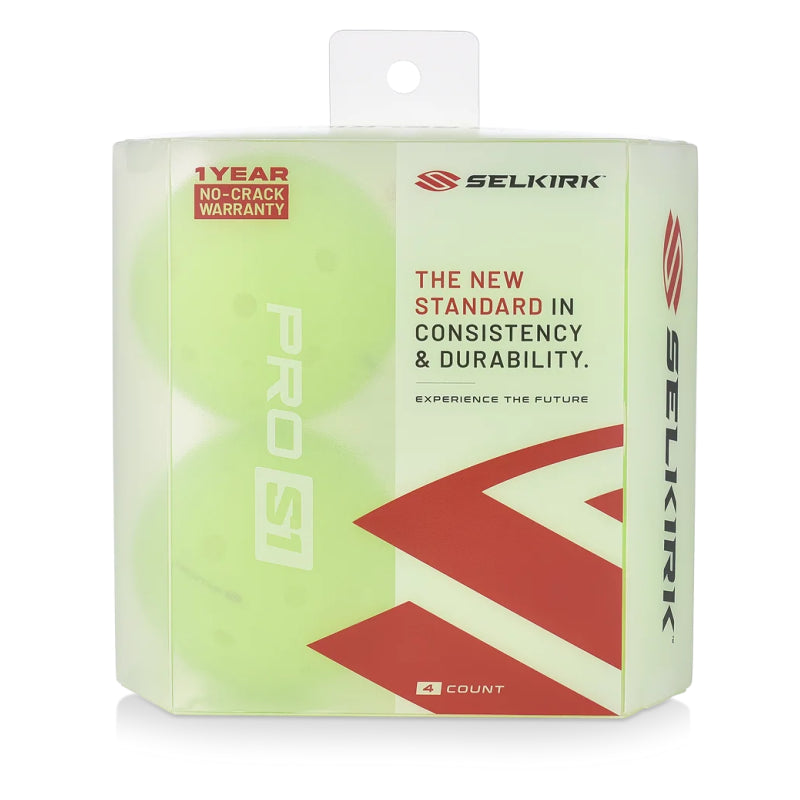 SELKIRK Pro S1 Outdoor Pickleballs - 4 Pack