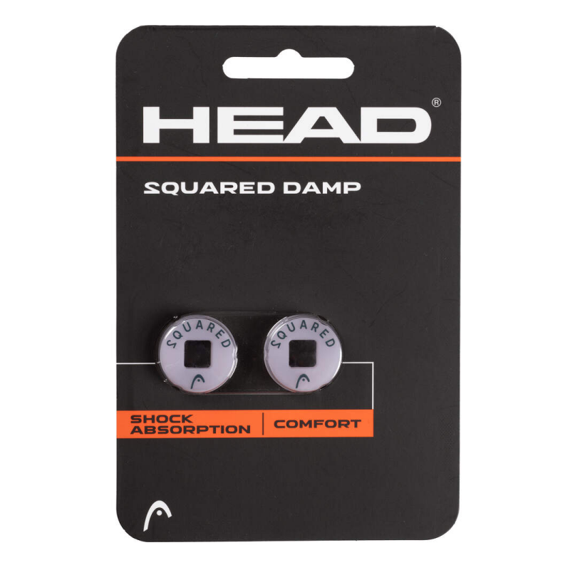 HEAD Squared Tennis Vibration Dampener (Pack of 2)