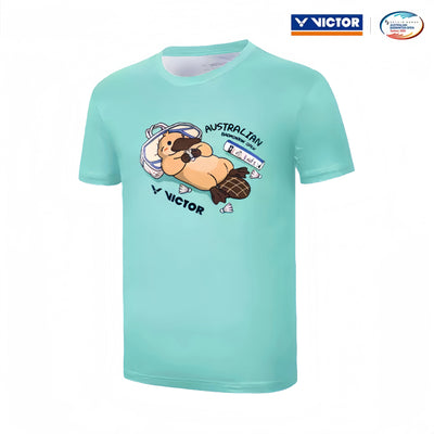 Victor Australian Badminton Open Souvenir Sports Shirt T-ABO2601 R - Aqua