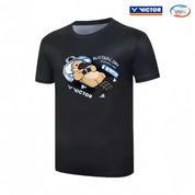 Victor Australian Badminton Open Souvenir Sports Shirt T-ABO2601 C - Black