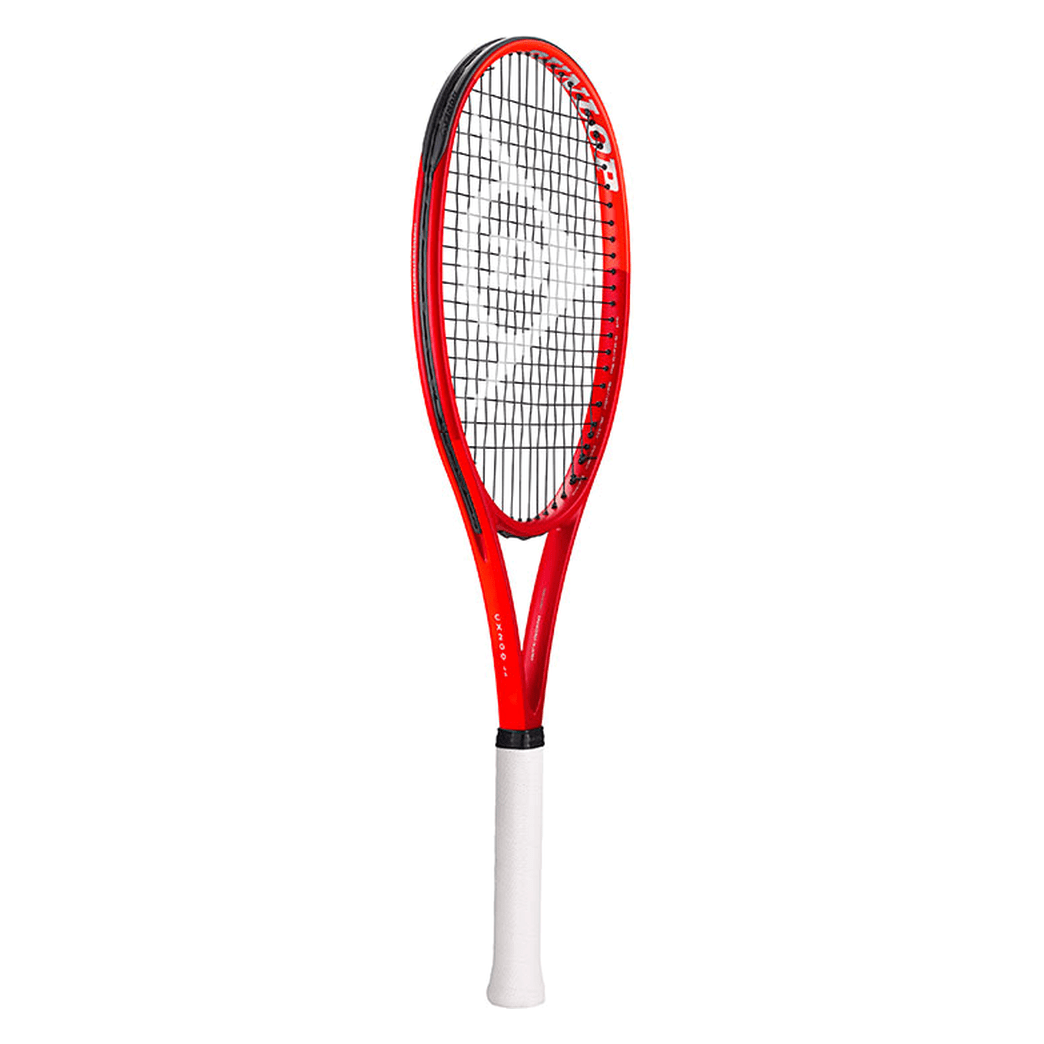 DUNLOP 2027 CX200 LS (Red/Neon Red) 290g Tennis Racquet – Strung & Free Grip - Gem Sports
