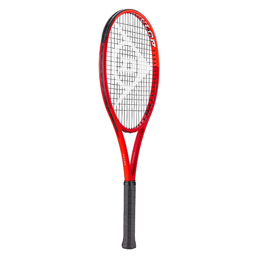 DUNLOP 2027 CX200 (Red/Neon Red) 305g Tennis Racquet – Strung & Free Grip - Gem Sports