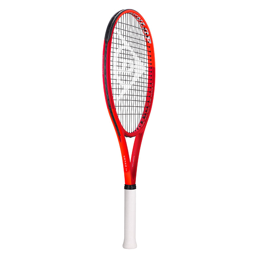 DUNLOP 2027 CX200 OS Red/Neon Red tennis racquet — full racquet angled view