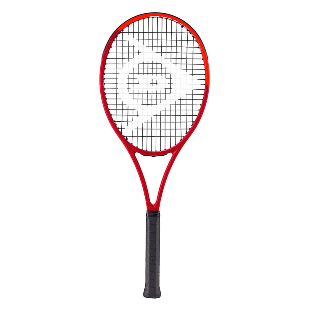 DUNLOP 2027 CX200 TOUR Red/Neon Red tennis racquet — full racquet front view