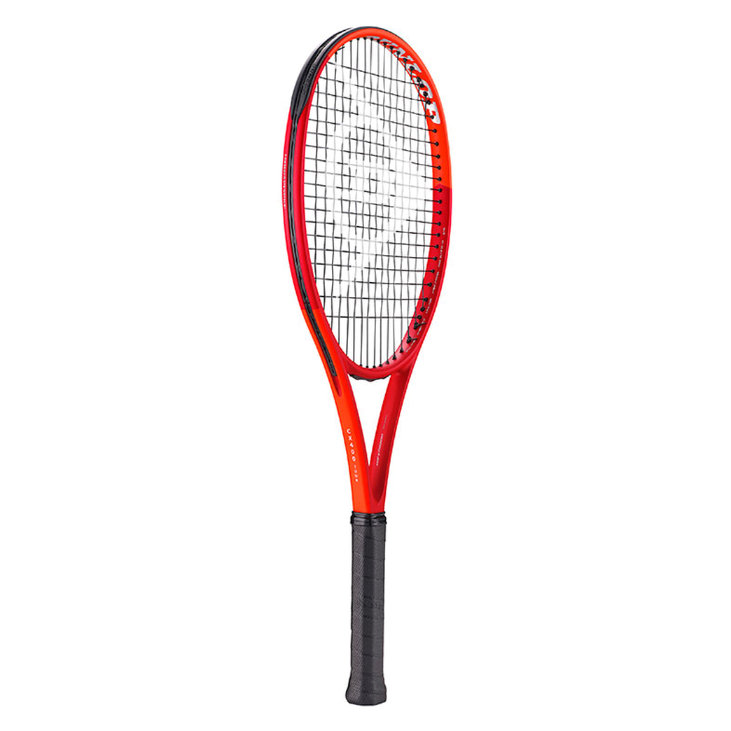 DUNLOP 2027 CX400 TOUR Red/Neon Red tennis racquet — full racquet angled view