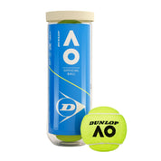 DUNLOP Australian Open (3 In 1 Tube) Tennis Balls – Official AO Match Ball - Gem Sports