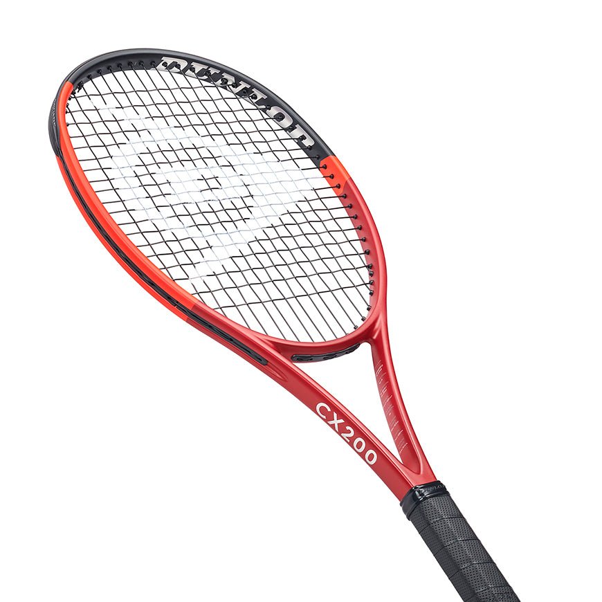 DUNLOP CX 200 (Red) 305g Tennis Racquet - Unstrung & Free Grip - Gem Sports