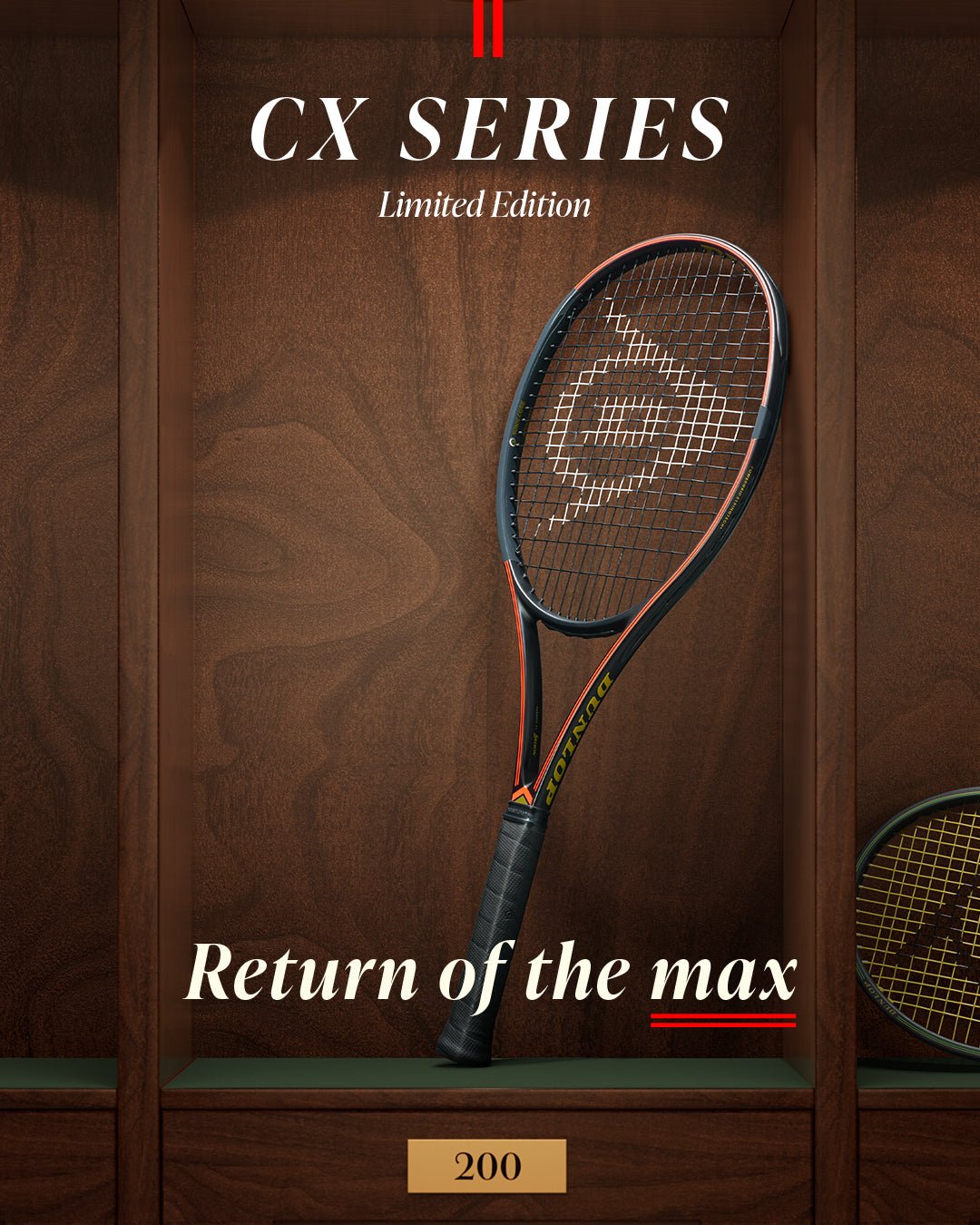 DUNLOP CX 400 TOUR Limited Edition Tennis Racquet 300g | Gem Sports