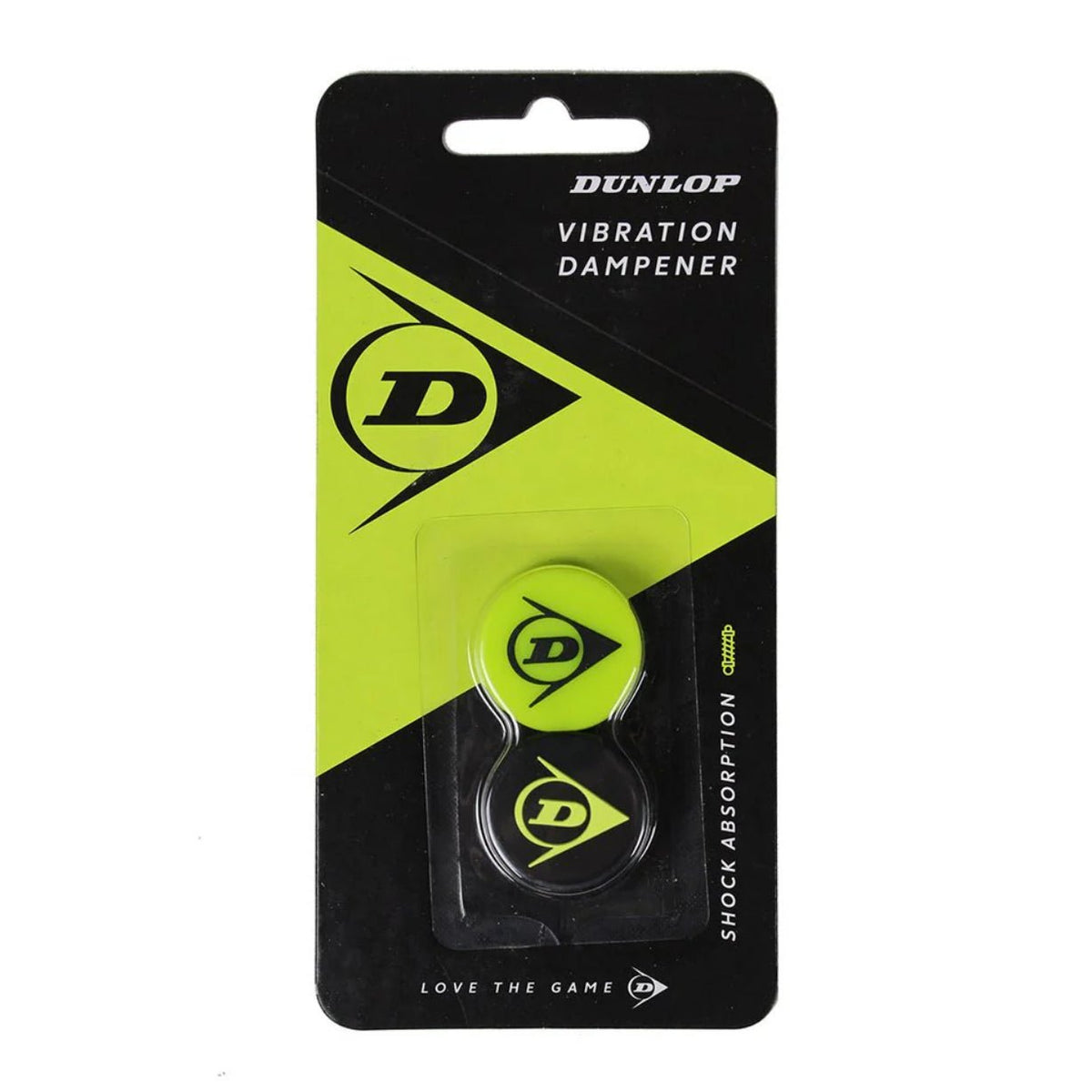 DUNLOP FLYING D Tennis Vibration Dampener (Pack of 2) - Yellow/Black - Gem Sports