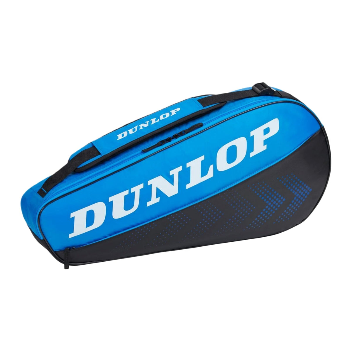 DUNLOP FX CLUB Racquet Bag (3 pcs) – Black/Blue - Gem Sports