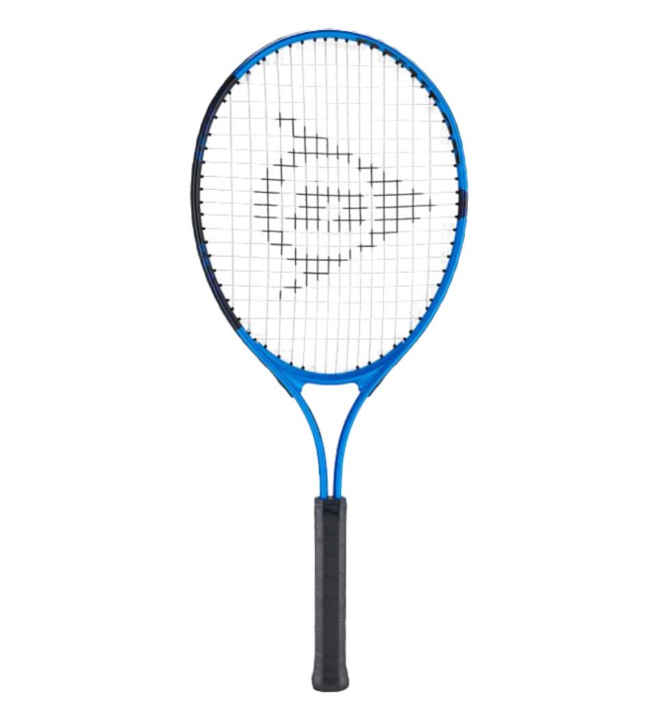 DUNLOP FX JR 26 (Blue/Black) 225g Tennis Racquet - Strung & Free Grip - Gem Sports