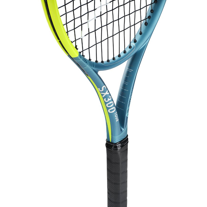 DUNLOP SX 300 TOUR (Teal/Yellow) 305g Tennis Racquet - Unstrung & Free Grip - Gem Sports