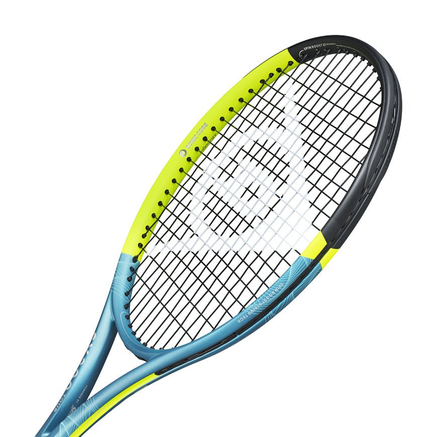 DUNLOP SX 300 TOUR (Teal/Yellow) 305g Tennis Racquet - Unstrung & Free Grip - Gem Sports