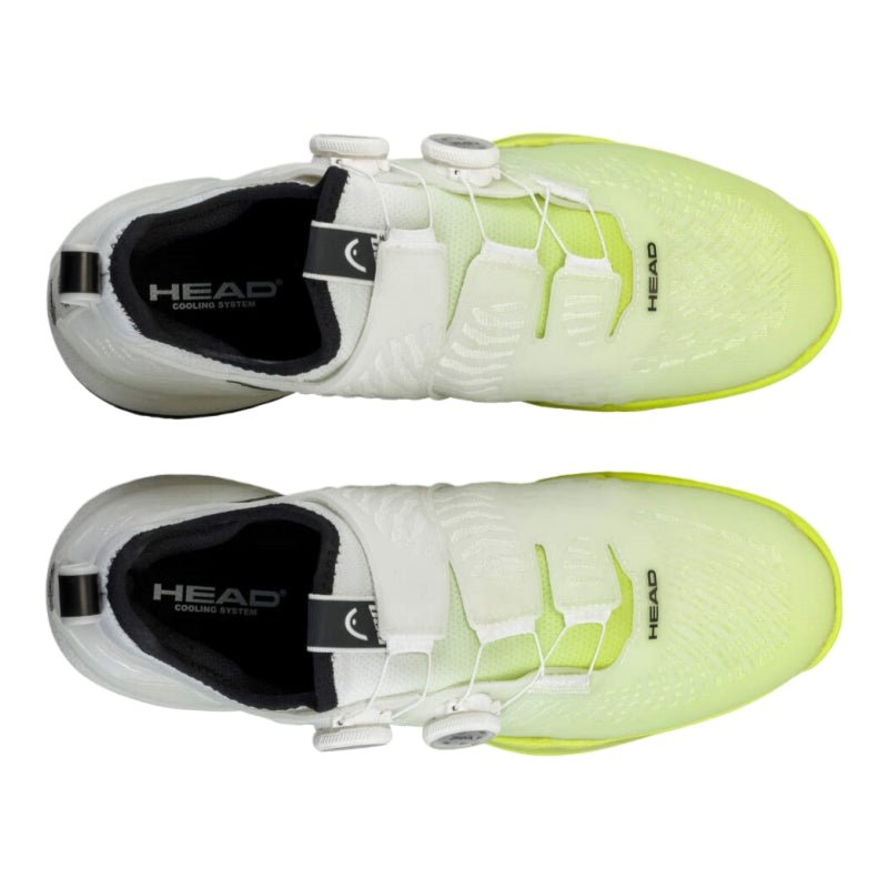 HEAD Endure Pro BOA All - Court MEN’S Tennis Shoes – Yellow/White - Gem Sports