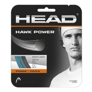 HEAD Hawk Power 17 (1.25mm) Tennis String 12m Set - Petrol - Gem Sports