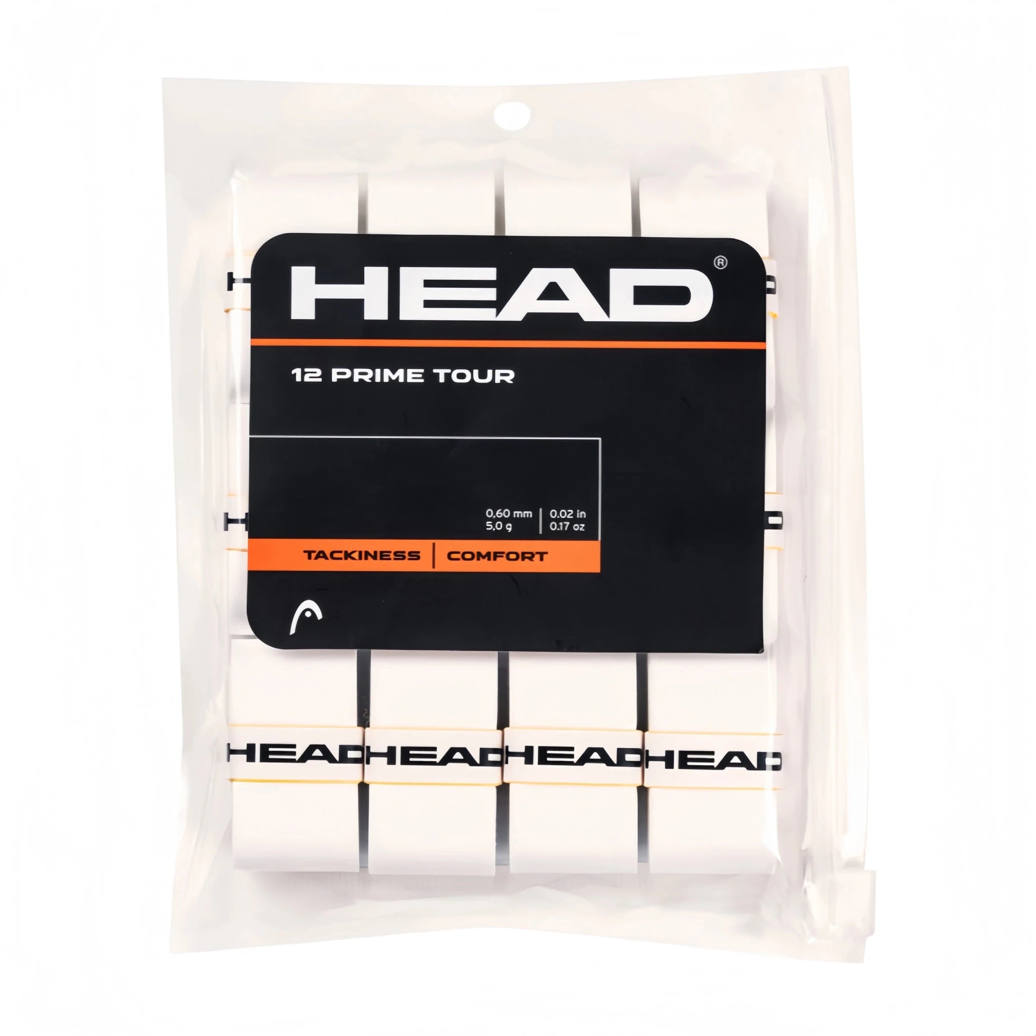 HEAD Prime Tour Overgrip (12 Wraps) – White - Gem Sports