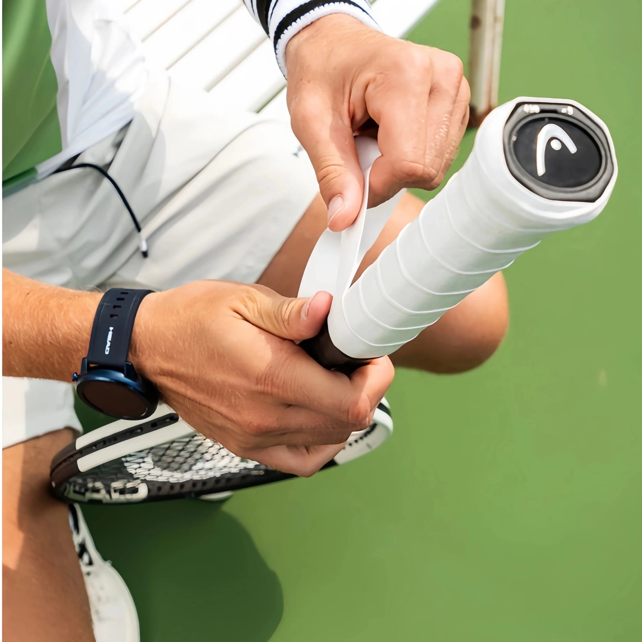 HEAD Prime Tour Overgrip (12 Wraps) – White - Gem Sports