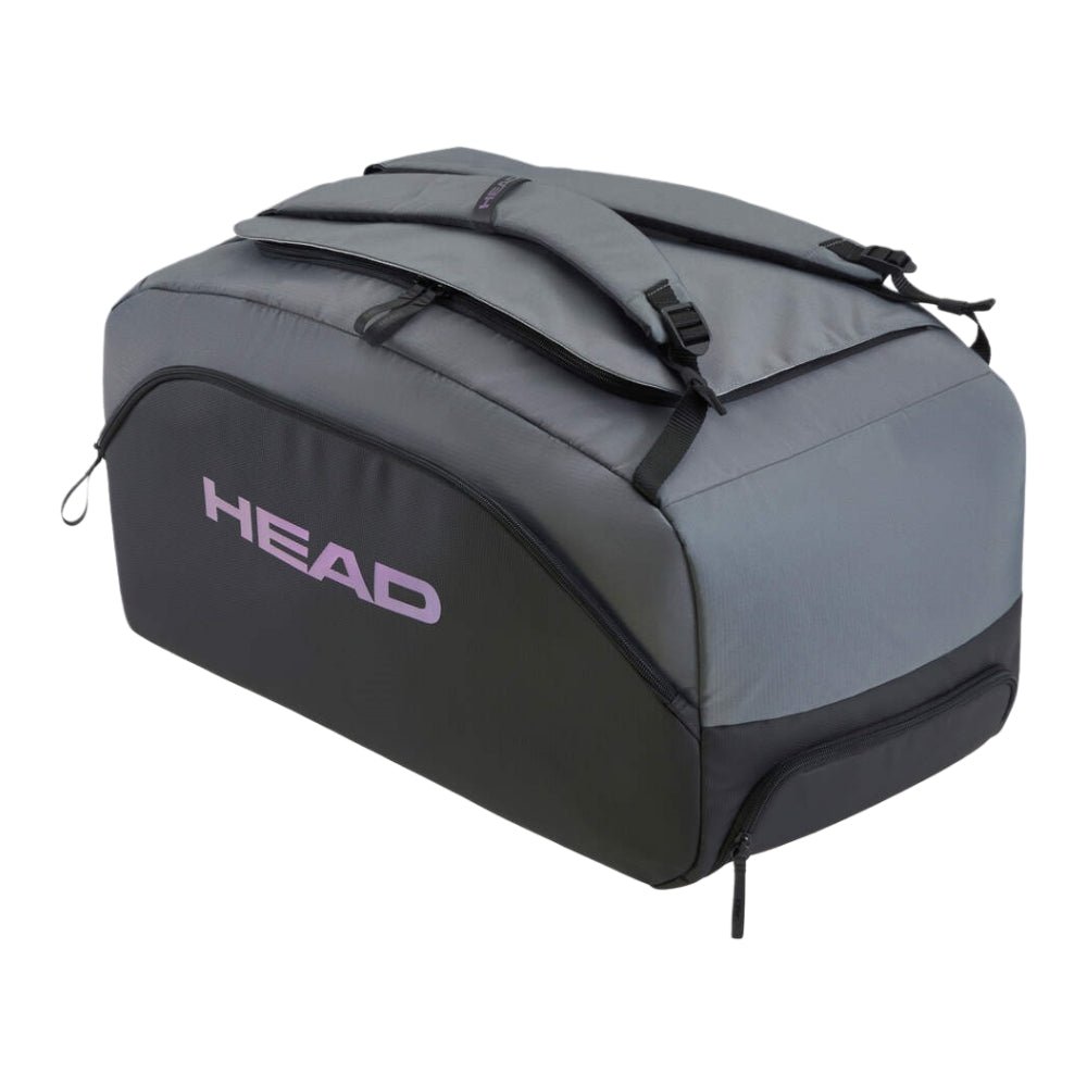 HEAD Pro X Duffle Sport Bag – Black/Dark Grey - Gem Sports