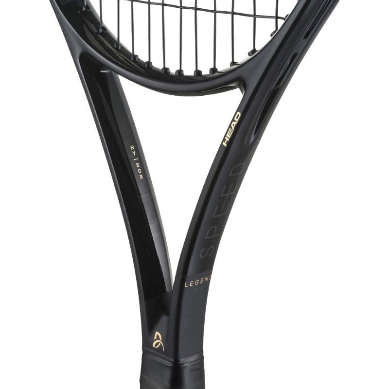 HEAD SPEED MP LEGEND 2025 (Black/Gold) 300g Tennis Racquet - Strung & Free Grip - Gem Sports