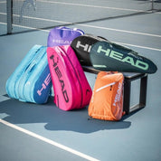 HEAD Tour Racquet Bag L (9 pcs) – Black/White - Gem Sports