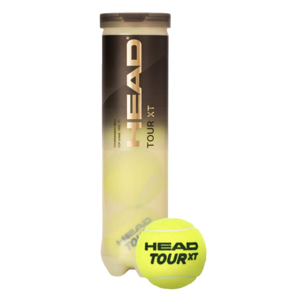 HEAD TOUR XT (4 Ball Can) Tennis Balls – 1 Can - Gem Sports