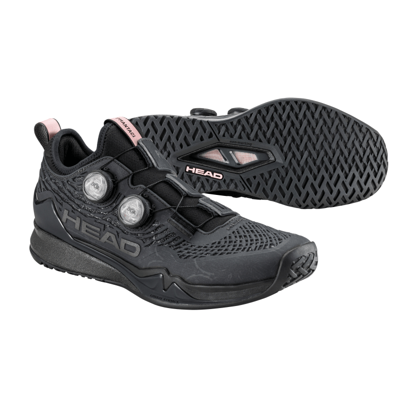 HEAD x PHANTACI 2026 Endure Pro BOA Men's Tennis Shoes - Black/Pink - Gem Sports