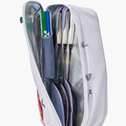 YONEX Expert Racquet Bag (6pcs) for Badminton/Tennis - White BA02626EX