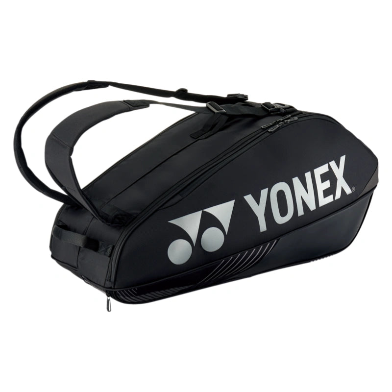 YONEX Pro Racquet Bag (6pcs) for Badminton & Tennis - BA92426 Black