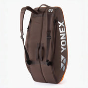 YONEX Pro Racquet Bag (6pcs) for Badminton & Tennis - BA92426 Espresso Brown