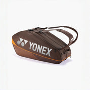 YONEX Pro Racquet Bag (6pcs) for Badminton & Tennis - BA92426 Espresso Brown