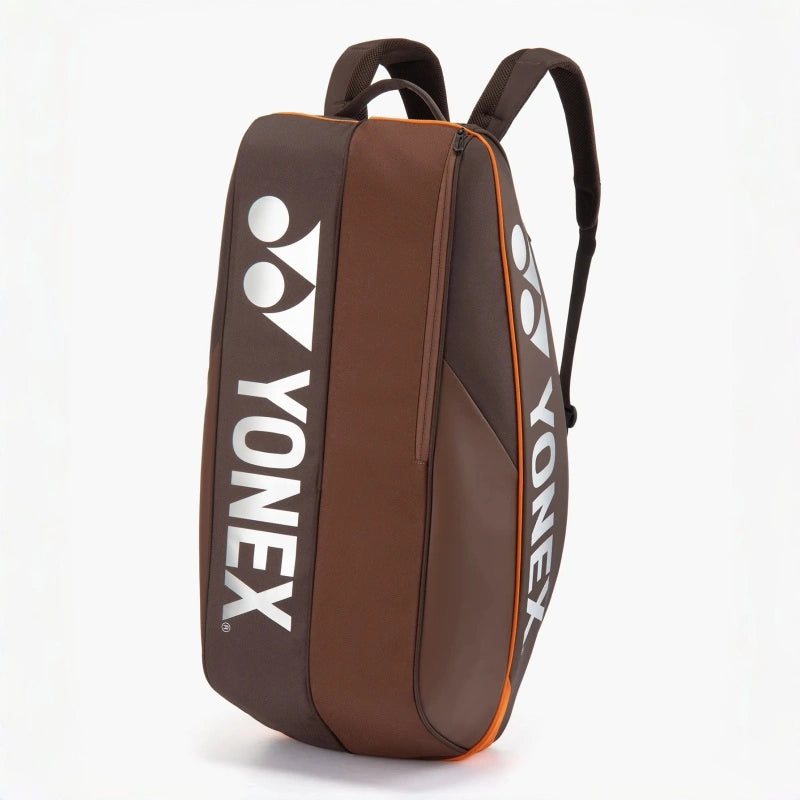 YONEX Pro Racquet Bag (6pcs) for Badminton & Tennis - BA92426 Espresso Brown