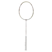 LI - NING Aeronaut 9000 (White/Gold) Badminton Racquet – Unstrung & Free Grip - Gem Sports
