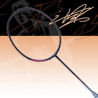 LI - NING AXFORCE 80 (Black/Gold) Badminton Racquet – Unstrung & Free Grip - Gem Sports