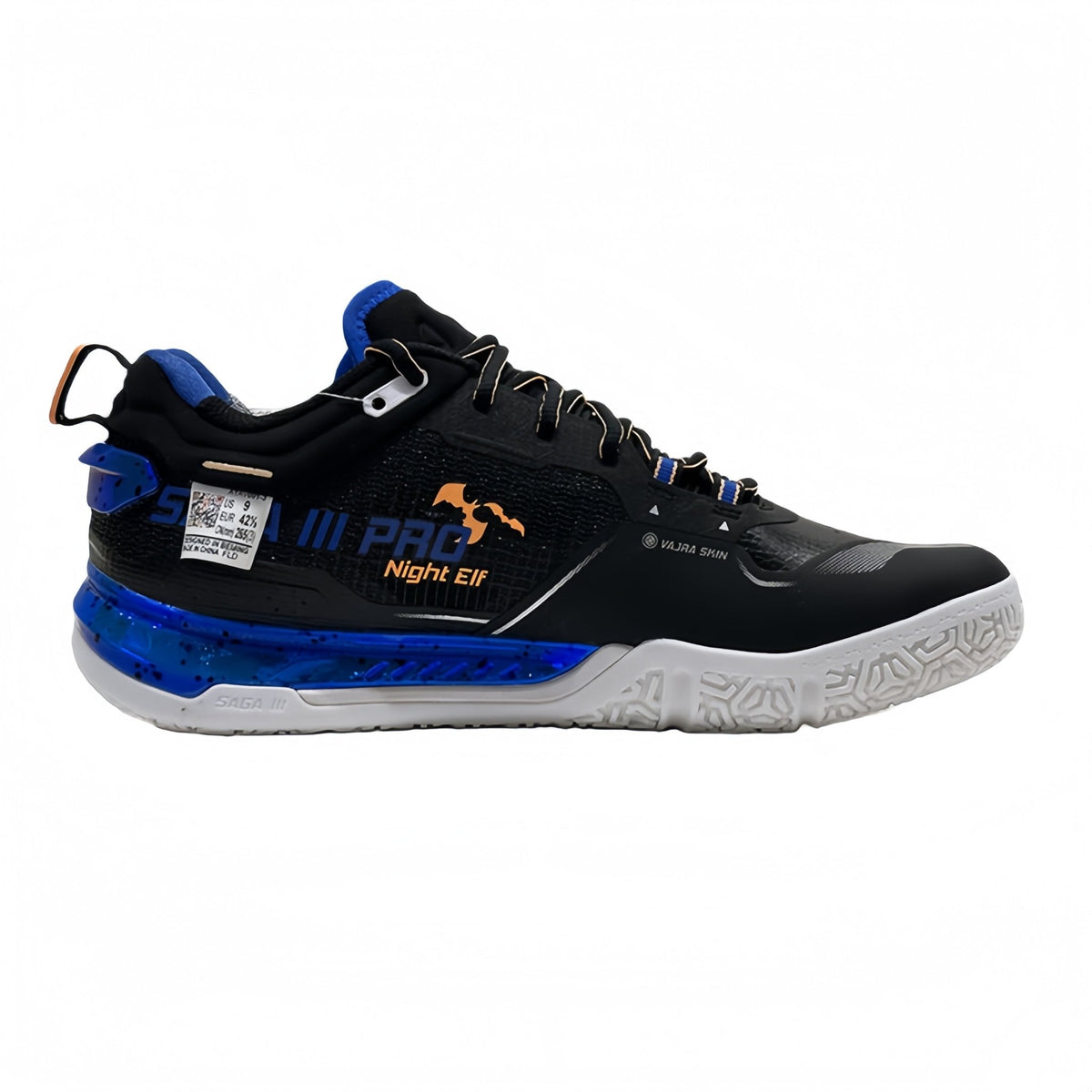 LI - NING SAGA III PRO AYAV001 - 3 UNISEX Badminton Shoes - Black/Blue - Gem Sports