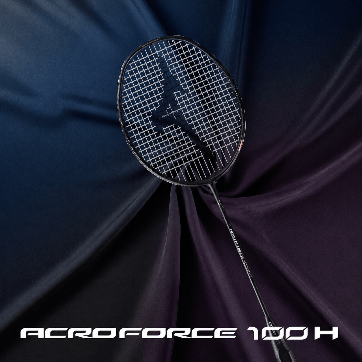 MIZUNO ACROFORCE 100H BDSS Limited Edition (Charcoal Grey/Gold) 3U/G6 Badminton Racquet – Unstrung & Free Grip - Gem Sports