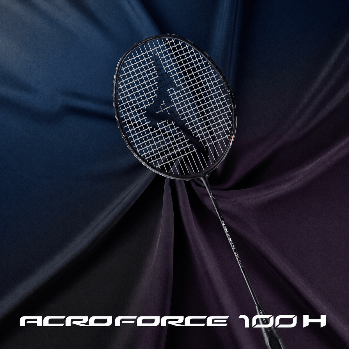MIZUNO ACROFORCE 100H BDSS Limited Edition (Charcoal Grey/Gold) 3U/G6 Badminton Racquet – Unstrung & Free Grip - Gem Sports