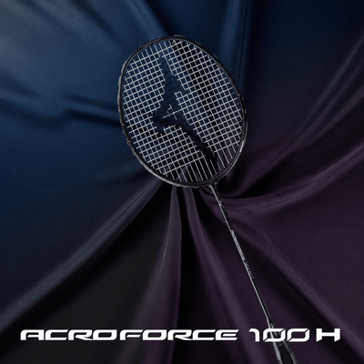 MIZUNO ACROFORCE 100H BDSS Limited Edition (Charcoal Grey/Gold) 3U/G6 Badminton Racquet – Unstrung & Free Grip - Gem Sports