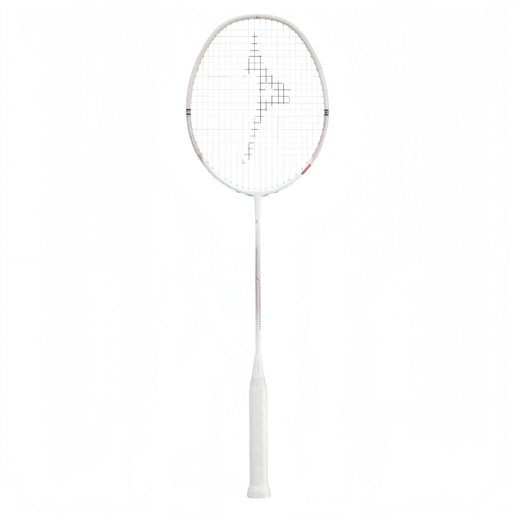 MIZUNO ACROFORCE 200 BDSS Limited Edition (White/ Rose Gold) 5U/G6 Badminton Racquet – Unstrung & Free Grip - Gem Sports