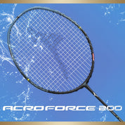MIZUNO ACROFORCE 200 (Charcoal/Grayish Green) 5U/G6 Badminton Racquet – Unstrung & Free Grip - Gem Sports