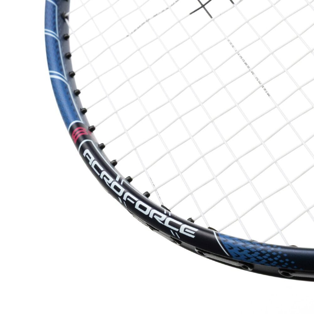 MIZUNO ACROFORCE 800 (Black/Blue) 4U/G6 Badminton Racquet – Unstrung & Free Grip - Gem Sports